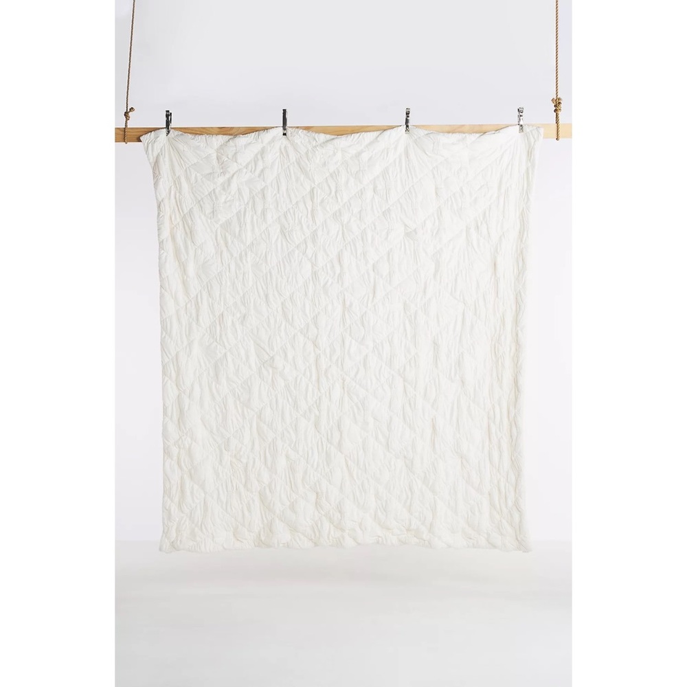 ‼️NOT FOR SALE‼️ Anthropologie Textured Landry Quilt - Picture 3 of 5